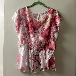 **FINAL OFFER** Forever 21 Cap Sleeve Flowered Blouse